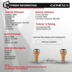 Gomexus Aluminum Double Handle With Cork Knob -Angebote Daiwa Store BS100HCA27TNr 6