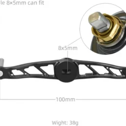 Gomexus Crank Handle Silver/Aurora Knob -Angebote Daiwa Store BS120TN27TCJ1r 5